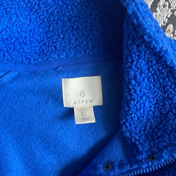 Womens Blue Fleece Jacket - Picture 3 of 3